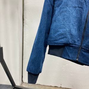 Benutzer definierte Outfits Jeans Jeans Jacke Set Männer Blau Jean Jacke Männer Street Wear Jacke Jeans mantel - Product Image 4