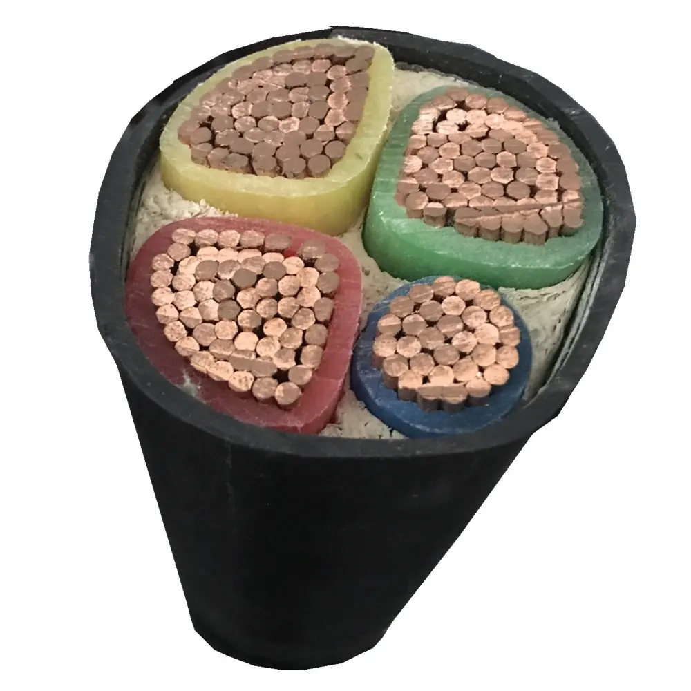 copper cable xlpe insulation armored cable 4core 70mm copper cable