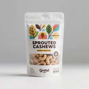 Sachet Doypack refermable hermétique et recyclable, imprimé sur mesure, en plastique alimentaire avec feuille d'aluminium, pour lait et chewing-gum - Product Image 5