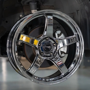 Jantes forgées SHIN Gram Lights 57CR LIMITED RBC Chrome pour voitures particulières, en alliage, <span class=keywords><strong>16</strong></span>, 17, 18, 19, 20 pouces pour Honda Civic - Product Image 2