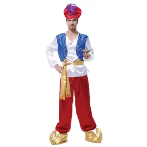 万圣节嘉年华装扮阿拉丁街头老鼠套装民间英雄成人服装阿拉伯王子服装