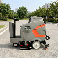 Autolaveuse autoportée robuste 390 kg avec frein électromagnétique pour le nettoyage sécurisé des aéroports et des hôpitaux, des terminaux et des concours aéroportuaires