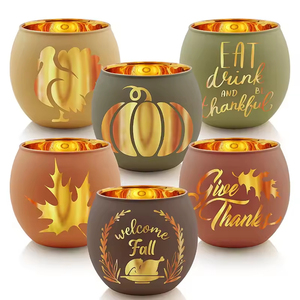 เชิงเทียนแก้วโหลสีเปล่าสำหรับตกแต่งบ้านสำหรับงานแต่งงานวันอีสเตอร์วาเลนไทน์ของขวัญแต่งงานที่สมบูรณ์แบบ - Product Image 5