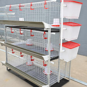 Yeni h-tipi Broiler bebek tavuk kafesi manuel temizleme sistemi ile el krank tavuk yetiştiriciliği için - Product Image 6