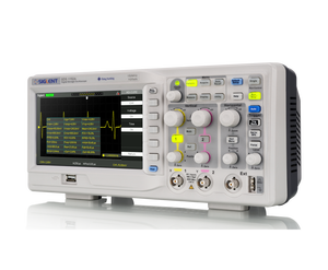 ออสซิลโลสโคป SIGLENT 2CH แบนด์วิดท์ 100M หน่วยความจำ 2 Mpts 32 การวัดอัตโนมัติ สัญญาณเชิงซ้อน รองรับหลายภาษา OEM หน้าจอ 7 นิ้ว - Product Image 3
