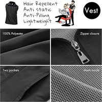 Ropa de Trabajo de Barbería Unisex Personalizada ZZB, Anti-Estática, Anti-Arrugas, Transpirable, de Poliéster, Incluye Chaquetas, Batas y Chalecos