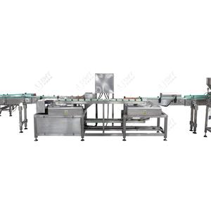 Máquina de drenaje de latas de sardina automática de alta eficiencia LWT, sistema de drenaje vibratorio de acero inoxidable para alimentos para bolsa - Product Image 1