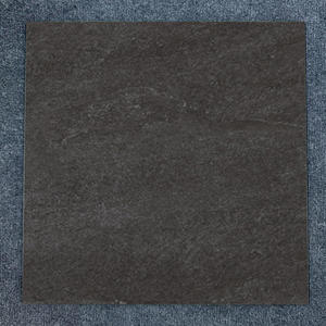 Piastrelle in Gres Porcellanato Effetto <span class=keywords><strong>Ardesia</strong></span> Nero Opaco Antiscivolo 600x600 per Pavimenti di Casa, Soggiorno, Ingresso e Ristrutturazioni - Product Image 1