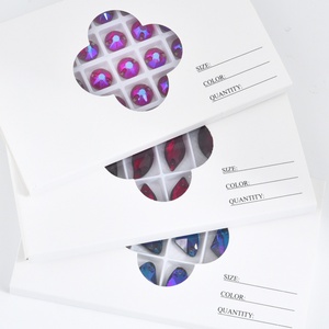 Strass à coudre OLeeya Premium, technique à dos plat, cristaux à coudre pour robes de mariée et vêtements de soirée - Product Image 4
