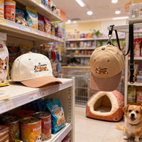 Casquette de baseball sportive pour enfants avec logo personnalisé, motif chien Corgi brodé, 6 panneaux, pour garçons et filles, élèves du primaire, style snapback
