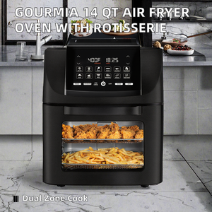 Freidora de Aire Francesa <span class=keywords><strong>Gourmia</strong></span> de 14 Qt, Horno Todo en Uno con Asador, Pantalla Digital, 12 Programas Preestablecidos, Asar, Hornear, Grillar, Deshidratar, Apto para Lavavajillas - Product Image 2