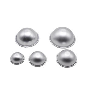 金属半円形塩ボール型ミニアルミ丸型ケーキ & 石鹸型 - Product Image 2