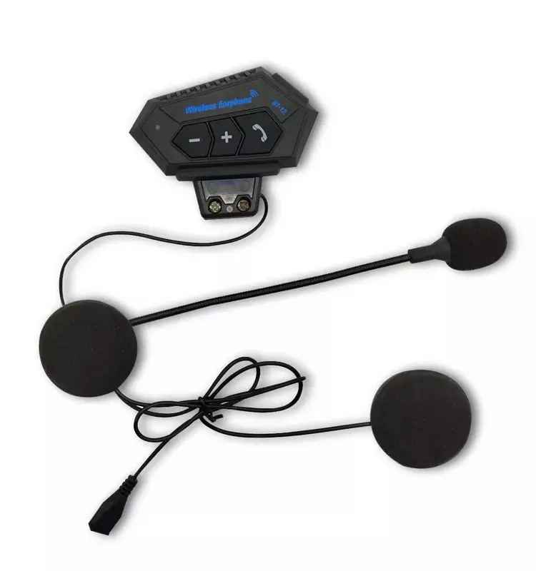 10M Transmissie Afstand Draadloze Motorhelm Intercom Waterdichte Draadloze Sport Helm Headset Oortelefoon