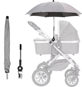 Usine de bonne qualité sécurité Table parapluie parasol Portable <span class=keywords><strong>landau</strong></span> parapluie bébé poussette parapluie pour enfants - Product Image 1