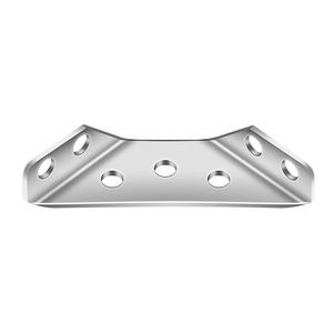 Support d'angle en acier inoxydable épaissi à 90 degrés pour étagère murale de placard, accessoire de quincaillerie durable - Product Image 2