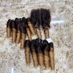 Extensiones de Cabello Humano Vietnamita de Lujo, Cabello Virgen Crudo en Paquetes, Alta Densidad, Puntas Gruesas, Precio Económico - Product Image 1