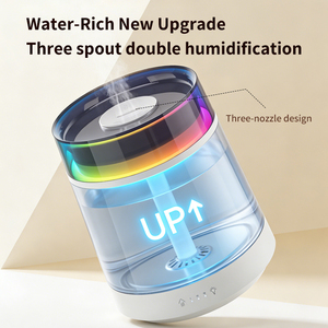 Nuevo Humidificador <span class=keywords><strong>de</strong></span> Aromaterapia <span class=keywords><strong>de</strong></span> 3L <span class=keywords><strong>de</strong></span> Alta Capacidad, Silencioso, con Vapor Frío Ultrasónico para Habitaciones Grandes, Hogar, Dormitorio, Oficina, Bebés - Product Image 2