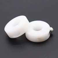 Colliers de serrage d'arbre en nylon CNC à vis de réglage, en plastique usiné, à deux pièces, pour serrage et verrouillage
