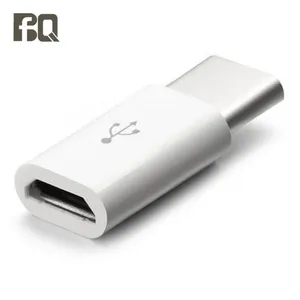 PVC malzeme USB 3.1 tip C erkek iphone için mikro USB kadın OTG adaptörü