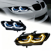 Kit de modification pour phares laser bicolores yeux dorés Série 3 E92/E93 6000K 6000 Lumens 35W
