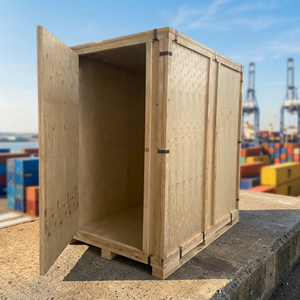 Coffre en bois écologique de qualité supérieure avec porte, armoire de rangement en bois massif, boîte d'emballage sécurisée, logo personnalisé, vente en gros Vietnam - Product Image 1