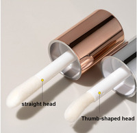 Tubes de brillant à lèvres de 6 ml, emballage plastique transparent, coque de tube cosmétique en plastique, approvisionnement immédiat d'emballages cosmétiques
