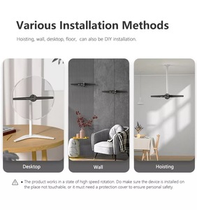 42cm 3D Holographic Fan quảng cáo thiết bị 3D Hologram chiếu hiển thị - Product Image 4