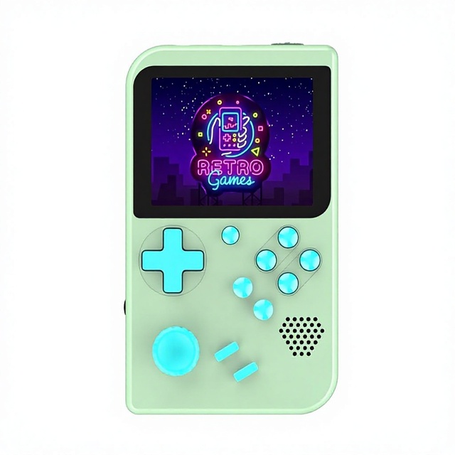 GAMINJA Factory Price Handheld Game Console with AV Port for TV Linux Open Source System Game Emulator Support OEM/ODM Service