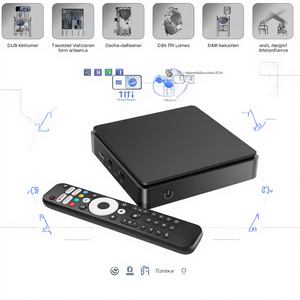 HD Günstiger Preis Amlogic S905X4 Android 14 <span class=keywords><strong>X96</strong></span> <span class=keywords><strong>Max</strong></span> + Ultra TV-Box 4GB 32GB 4GB 64GB 2,4G/5G Dual WLAN Set-Top-Box - Product Image 3