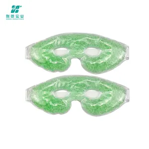 MOEN Mint Green Gel Beads Ice Pack Reusable Hot Cold Eye Mask Gel Ice Mask for Beauty And Eye Relaxing