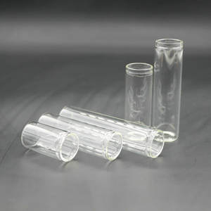 Tube cylindrique en verre borosilicate en gros avec <span class=keywords><strong>bouchon</strong></span> en liège, surface sérigraphiée pour les évents de bouteilles en verre - Product Image 3