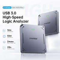 Analyseur logique FNIRSI DLA-16 DLA-32 Plus, 16/32 canaux, échantillonnage jusqu'à 1 GHz, USB 3.0, mémoire tampon 4 Gbit, flux de données, plus de 170 protocoles