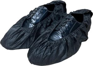 Couvre-chaussures jetables noirs jetables antidérapants Couvre-chaussures jetables non tissés Grands chaussons Couvre-chaussures - Product Image 3