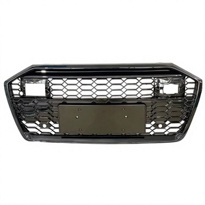 กระจังหน้าสำหรับ Audi A6 C8 S5 ปี 2019-2025 แบบ RS6 ลายรังผึ้ง พร้อม ACC - Product Image 1