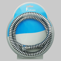 Tuyau de douche en PVC de haute qualité de 1.5m avec un design moderne intérieur argenté pour les toilettes accessoire de plomberie à prix économique