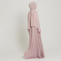 Abaya maxi ouverte traditionnelle pour femmes musulmanes, abaya plissée sur mesure pour femmes modestes, robe islamique de Dubaï