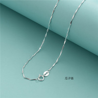 Ensemble de fermoirs italiens en argent sterling 925, fermoir mousqueton, collier chaîne serpent réglable pour pull, bijoux de mode