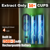 Mini Cafetera Espresso Portátil a Batería, Tipo-C USB, Pantalla LED, Cápsulas de Café, 20 Bares, Cafetera Automática para Uso en Hoteles