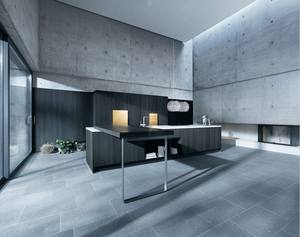 משלוח מהיר מראש מוכן להתקין ארון מטבח למינציה קוינה כפרי בסגנון בקתה עץ עמוק למינציה - Product Image 1