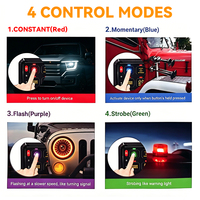 Panel de Interruptores de Luces Todoterreno RGB de 8 Canales, Interruptores de Circuito LED de 12 V para Camiones, SUV, ATV, UTV, 4x4
