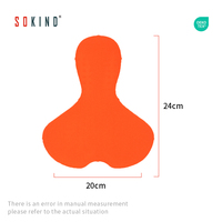 Sokind Coussinet de cyclisme pour homme, antibactérien, respirant, en mousse perforée, pour shorts et pantalons de cyclisme de triathlon (Spandex/Nylon)