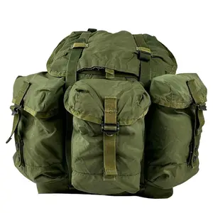 Hot Sale Large Size Tactical Alice Backpack Olive Green Field Pack Bag With Metal Frame