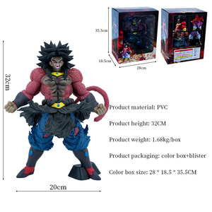 Figura de Anime Japonés al por Mayor 32cm Broly Oscuro Modelo de <span class=keywords><strong>Dragon</strong></span> <span class=keywords><strong>Ball</strong></span> Adornos de PVC 2 Estilos Figura de Acción para Regalo - Product Image 4