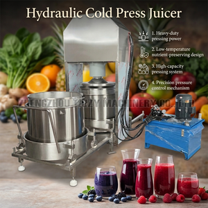 Presse à jus hydraulique en acier inoxydable, <span class=keywords><strong>extracteur</strong></span> de jus de fruits et légumes, machine à <span class=keywords><strong>d</strong></span>éshydrater le manioc - Product Image 5