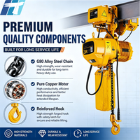 Palans à chaîne électriques HHBB de haute qualité et puissants de 1t, 3t, 5t avec résistance aux hautes températures IP54/55 pour levage industriel