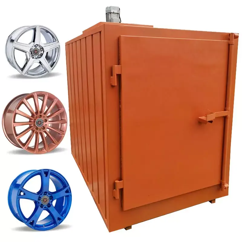 Hot Sell 2024 New Orange Customized Powder Coating Oven Curing Oven Drying machine For Wheel/Rim Factory