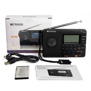 <span class=keywords><strong>Radio</strong></span> numérique portable rechargeable avec toutes les bandes FM AM SW Enregistrement <span class=keywords><strong>MP3</strong></span> Entrée AUX 3,5 mm Rétroéclairage LCD - Product Image 6