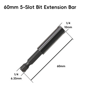 You Luke Extended <b>Bit</b> <b>Set</b> 60mm Hex Shank Steel <b>Screwdriver</b> <b>Bits</b> For Power Tools - Product Image 5