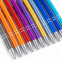 Stylo bille en métal aluminium 1,0 mm personnalisable avec logo, idéal pour les entreprises, les bureaux et la publicité (vente en gros)