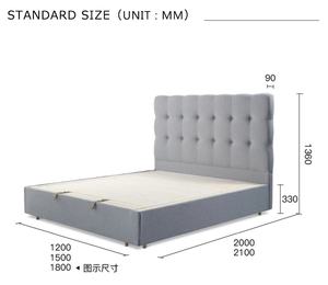 <span class=keywords><strong>COOC</strong></span>-mueble gris claro para el hogar, tela de algodón suave con almacenamiento, promoción - Product Image 6